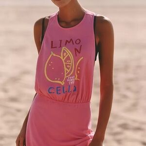 Anthropology: Jordan Nickson x Celandine Twist-Back T-Shirt Maxi Dress NWT